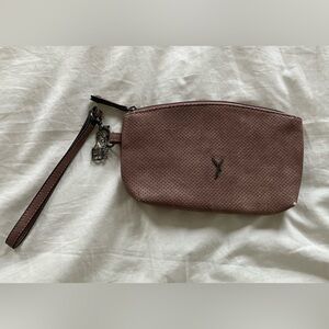 Suri Mauve Wristlet Clutch